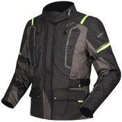 Resim Ls2 Narvık Kadın Mont Gri-siyah-neon Sarı 