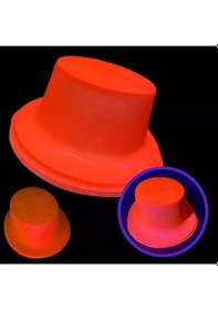 Resim Neon Partisi Tcu Renk Plastik Fötr Şapka - Evori-874096 