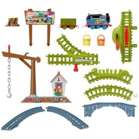 Resim Thomas & Pille Çalışan Thomas Ve Troublesome Truck İle Thomas Ve Arkadaşları Boya Teslimatı Motorlu Tren Seti, 3 Yaş Üstü Çocuklar İçin, Htn34 
