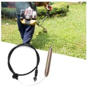 Resim Xindoker "42'' Çim Biçme Makinesi Metal Kontrol Kablosu - Husqvarna/poulan/craftsman Uyumlu 45 İnç" Siyah 