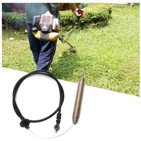 Resim Xindoker "42'' Çim Biçme Makinesi Metal Kontrol Kablosu - Husqvarna/poulan/craftsman Uyumlu 45 İnç" Siyah 