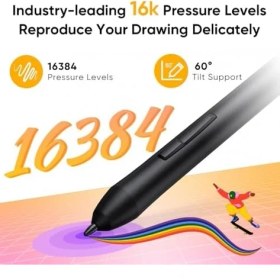 Resim Xppen Deco 640 Grafik Çizim Tableti, 16384 Basınç Seviyesi, Pilsiz Kalem, 6x4 Inç, Windows Mac Uyumlu 