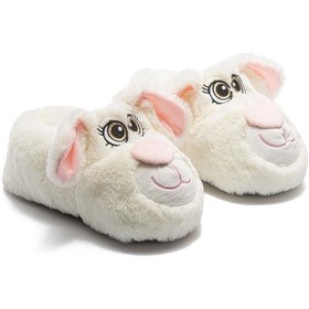 Resim Raby Kadın Hayvanlı Panduf Beyaz 36/41-2996 Beyaz 