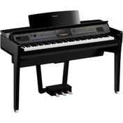 Resim Yamaha Clavinova CVP-909 Dijital Piyano (Parlak Siyah) 