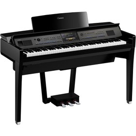 Resim Yamaha Clavinova CVP-909 Dijital Piyano (Parlak Siyah) 