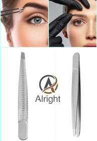 Resim Alright Akustik Yan Uçlu Çelik Cımbız Kaydırmaz Profesyonel Malzeme XLC510 (Tweezers) 