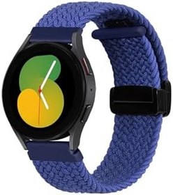 Resim Huawei Watch Gt2 Gt2e Gt2 Pro Gt3 Se Elite Gt3 Pro Gt4 46 mm Uyumlu Flexi Hasır Magnet Kordon 22 mm Lacivert 