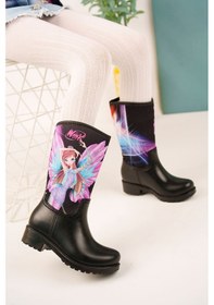 Resim GİMER - Baskılı Kar Botu - AYSB190101G Siyah 