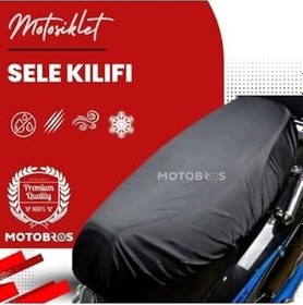 Resim Motobros Kanuni Gv 250 ile uyumlu Motosiklet Siyah Sele Kılıfı Örtüsü Brandası-123883 