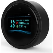 Resim Qingmipy "tuya Wifi Gaz Alarmı - Mutfak & Banyo İçin Lcd Ekranlı Doğalgaz Ve Lpg Dedektörü" Siyah 