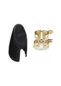 Resim Rico H-gold Hcl1g Sib Klarnet Bek Bileziği ve Kapak Seti 