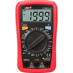 Resim Uni-T UT-33C Dijital Multimetre Ölçü Aleti (Seri 2) 