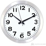 Resim Time Gold Salon Ofis Duvar Saati Metal 30 Cm Altın 