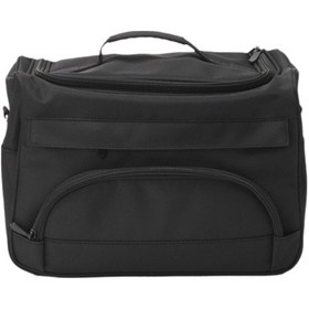 Resim Suntek Makyaj Çantası Kişisel Eşyalar El Bagajı Siyah 