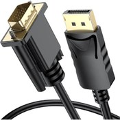 Resim MAXGO 3001 Display Port To Vga Kablo Display Vga Dp To Vga 1.8m Displayport Erkek Vga Erkek Kablo 