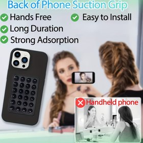 Resim Silikon Emme Kupası Telefon Tutucu Montaj, Su Geçirmez, Yapışkan Yapıştırıcı Evrensel Akıllı Telefon Kavrama Video İzleme, İçerik Oluşturma, Akış İçin - Pürüzsüz Yüzeyler, Aynalar, Fayanslar, Camlar İçin Çok Yönlü 