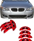 Resim Bmw E60 ///m Kırmızı 17-18-19 Janta Uyumlu 4.lü Kaliper Kapagı 