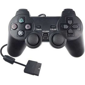Resim Ankatek Titreşimli Ps2 Oyun Kontrol Kolu Kablolu Joypad İçin Çift Motorlu Zf Model 