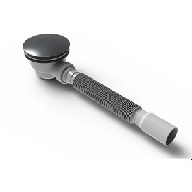 Resim Yapıtaşı Yt74 Silindirik Duş Teknesi Sifonu Körüklü 50mm 