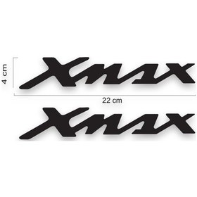 Resim X Max Siyah Sticker 01 