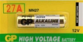 Resim GP ALKALIN INCE CAKMAK PILI  27A-C5 12V 1 LI 