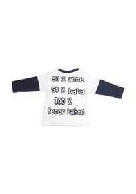 Resim Fenerium Bebek Fenerbahçe Uzun Kol Beyaz Sweatshirt Beyaz 