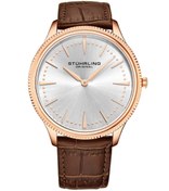 Resim Stührling 3984.5 Stührling 41MM Isviçre Üretimi Erkek Kol Saati 
