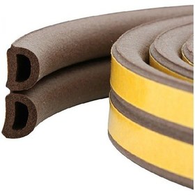 Resim Tesa Kapı Pencere Bantı D Tipi Kahve 100 Mt 