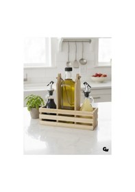 Resim Ahşap Doğal 3lü 2+1 Set Yağdanlık Ve Sosluk Takımı Set Ihlamur - Kavak 1 Set Ahşap 