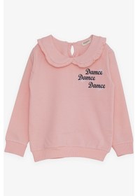 Resim Breeze Kız Çocuk Sweatshirt Bebe Yaka 1.5-5 Yaş, Pembe 
