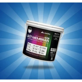 Resim Alkoru 13 kg Beyaz Likit Membran Elastomerik Akrilik Polimer Su Yalıtım Malzemesi Yüksek Performans 