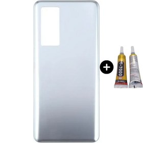 Resim Teknik Evim Xiaomi Mi 12T Pro Uyumlu Arka Pil Kapağı Beyaz + B7000 
