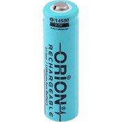 Resim Orion 14500 3.7 V 900 Mah Şarjlı Li-Ion Pil (Başlı) 