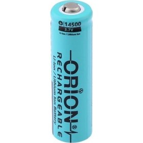 Resim Orion 14500 3.7 V 900 Mah Şarjlı Li-Ion Pil (Başlı) 