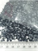 Resim CRYSTALSHOP Dmc Hotfix Ütü Ile Yapışan Taş Ss16 Siyah (1440 ADET ~ 50 GRAM) 
