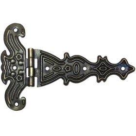 Resim Dekoratif, Sac Tek Kuyruklu Menteşe - 69x102 Mm, Büyük, Antik, 100 Adet 