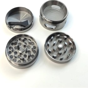 Resim Falconetti Mini Boy Gri Renk 40 mm. Grinder Herbal Parçalayıcı pt96gr 