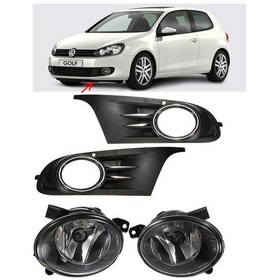 Resim Vw Golf 6 Sis Lambası Sis Farı Çerçeveli Oem 2009 / 2013 