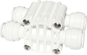 Resim Spring Water Su Arıma Cihazlarında Kullanılan 4 Girişli Shut Off Valf 3/8 İnch 