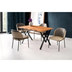 Resim Vrl Mobilya Mutfak Masası Natura 135 (PARKE DESENSİZ) 