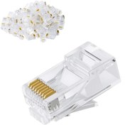 Resim ATAELEKTRONİK Kaliteli 100ad 100 Adet Cat5 Cat6 Rj45 Rj 45 Rj45 Jack Network Uç Ethernet Uç Jak Cat5 Cat6 Cak 