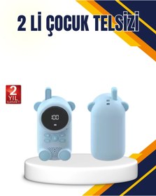 Resim Epilons Çocuk Ve Bebek Telsizi - 22 Kanal, Vox Modu, Usb Şarjlı, Renkli Ekran 