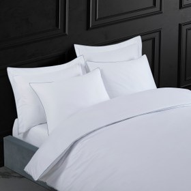 Resim Mualla Nevresim Takımı - Mavi Gri - King 