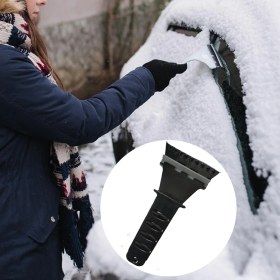 Resim Buz Kazıyıcı Oto Kar Buz Temizleme Aparatı Plastik Buz Kazıyıcı Buz Kırıcı 