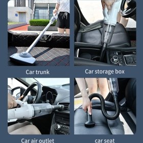 Resim Azurtech Dikey Elektrikli Süpürge - Beyaz 
