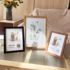 Resim Şık Vintage Tarzı Ahşap Resim Çerçevesi - Siyah, Beyaz ve Kahverengi Seçenekler | Duvara Asma veya Masaüstü Sergileme İçin İdeal | Ev Dekoru, A4 Posterler, Sertifikalar İçin Mükemmel | Elektrik Gerektirmez, Sevimli Oda Dekoru 