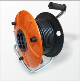 Resim 35m. 3x1.5 Monofaze 4 Priz Makaralı Yanmaz Güvenli Uzatma Kablosu 