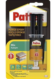 Resim Pattex 1380802 Güçlü Epoksi Yapıştırıcı Mix Karışım Şeffaf 27 Ga 