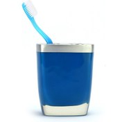 Resim Bosphorus Diş Fırçalık Gri Mavi Poliresin 8x4x11 CM Diğer 