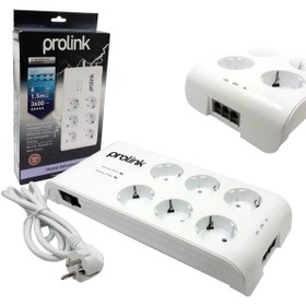 Resim Prolink Pr-sp06t 6'lı Akım Korumalı Priz 